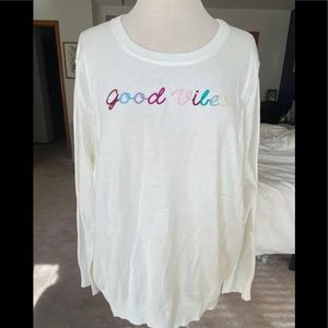 Gap good vibes sweater